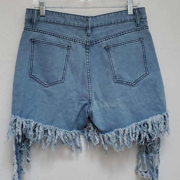Palmer Heritage Fringed Denim Jeans Size XL - Picture 10 of 11